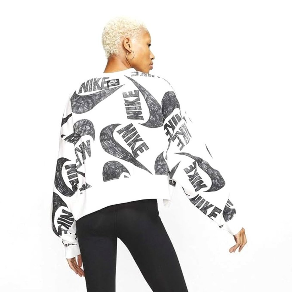 Nike Womens Sportswear Icon Clash Fleece Crew Sweatshirt - Women's Large